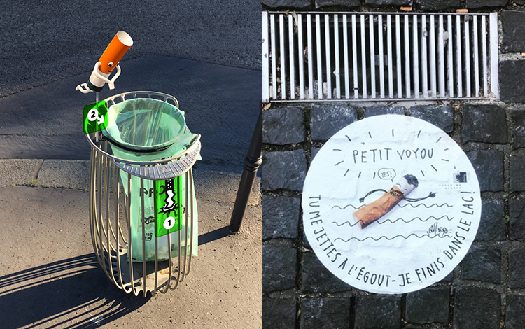 Villes sans mégots