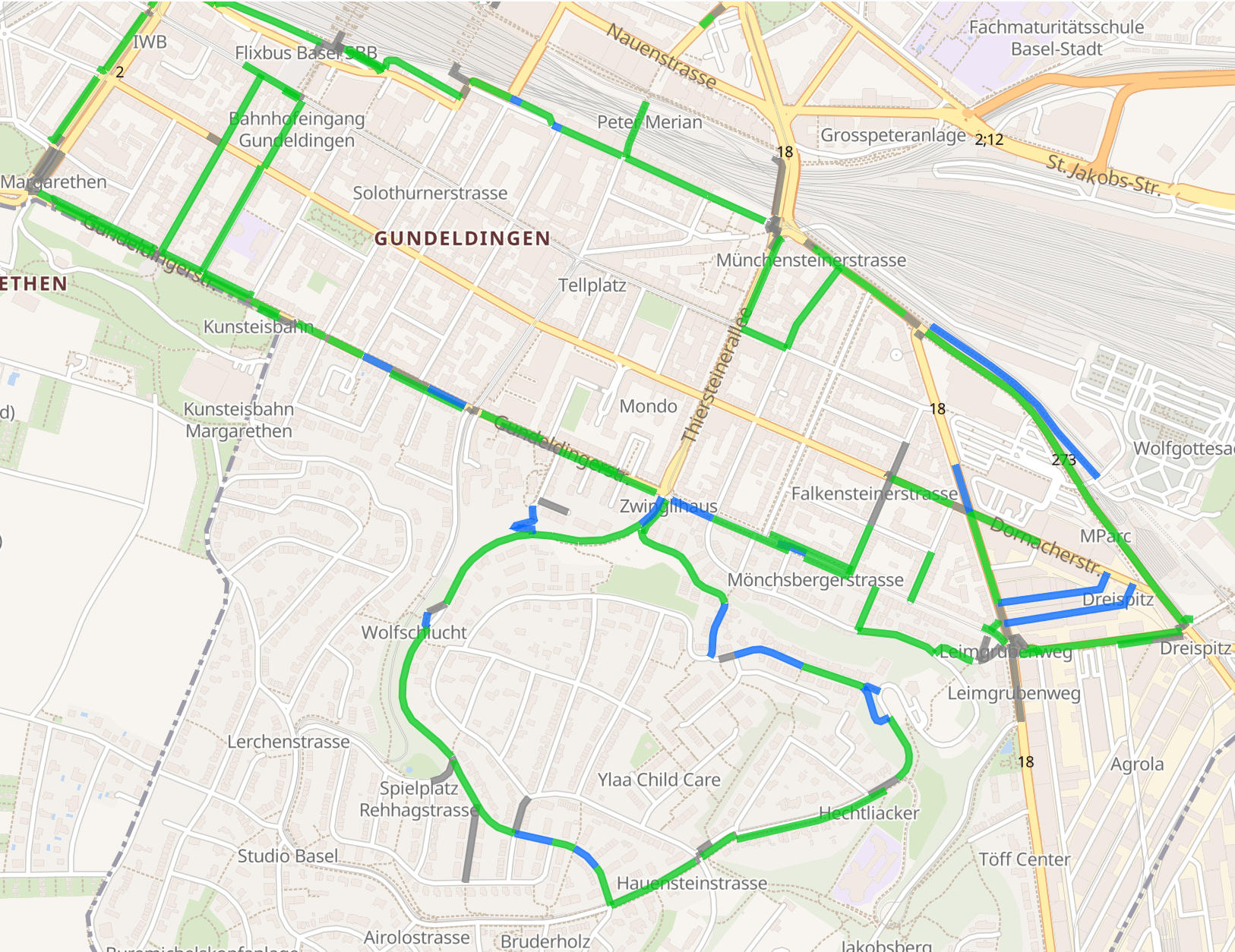 Rue propre détectée — CCI 4,5